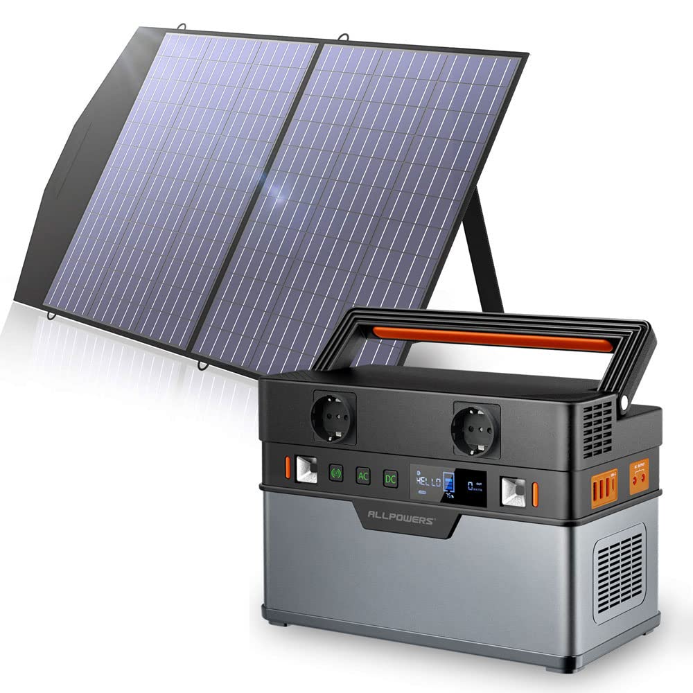 ALLPOWERS S700 Przenośna Stacja Zasilania 700W 604Wh (S700 + SP027 100