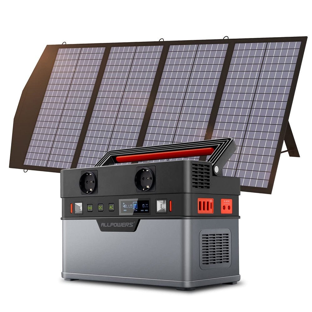 ALLPOWERS S700 Przenośna Stacja Zasilania 700W 604Wh (S700 + SP029 140