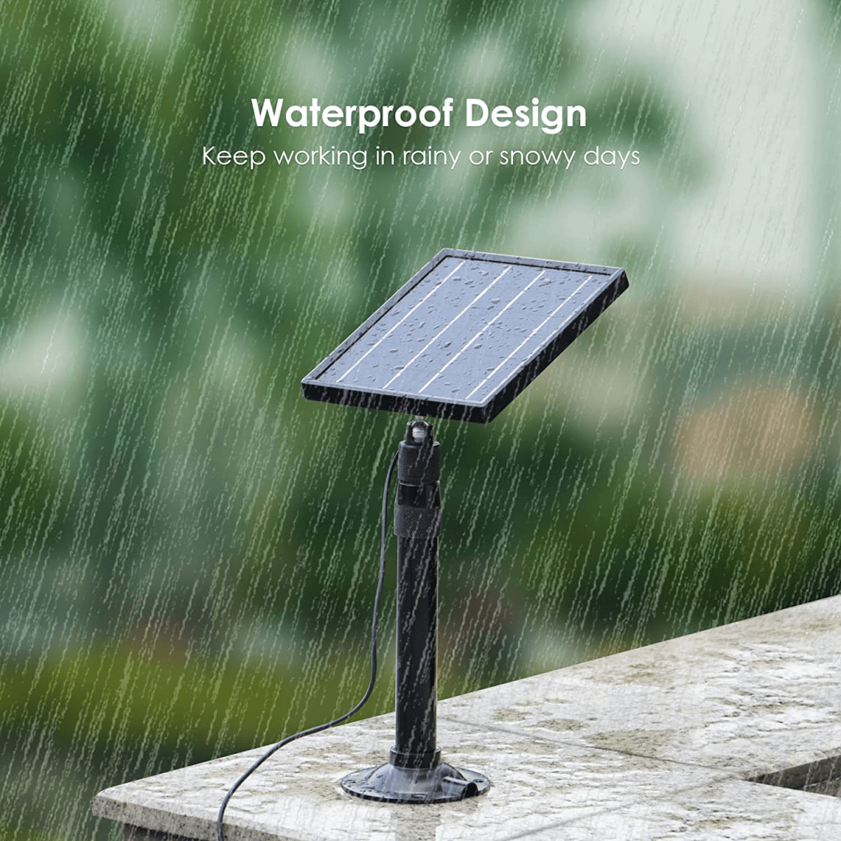 ALLPOWERS 5V 3.5W Zestaw paneli słonecznych do zewnętrznej kamery bezpieczeństwa - ALLPOWERS PLALLPOWERS