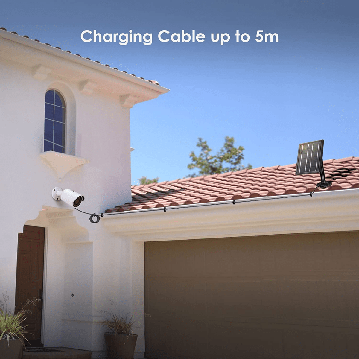 ALLPOWERS 5V 3.5W Zestaw paneli słonecznych do zewnętrznej kamery bezpieczeństwa - ALLPOWERS PLALLPOWERS