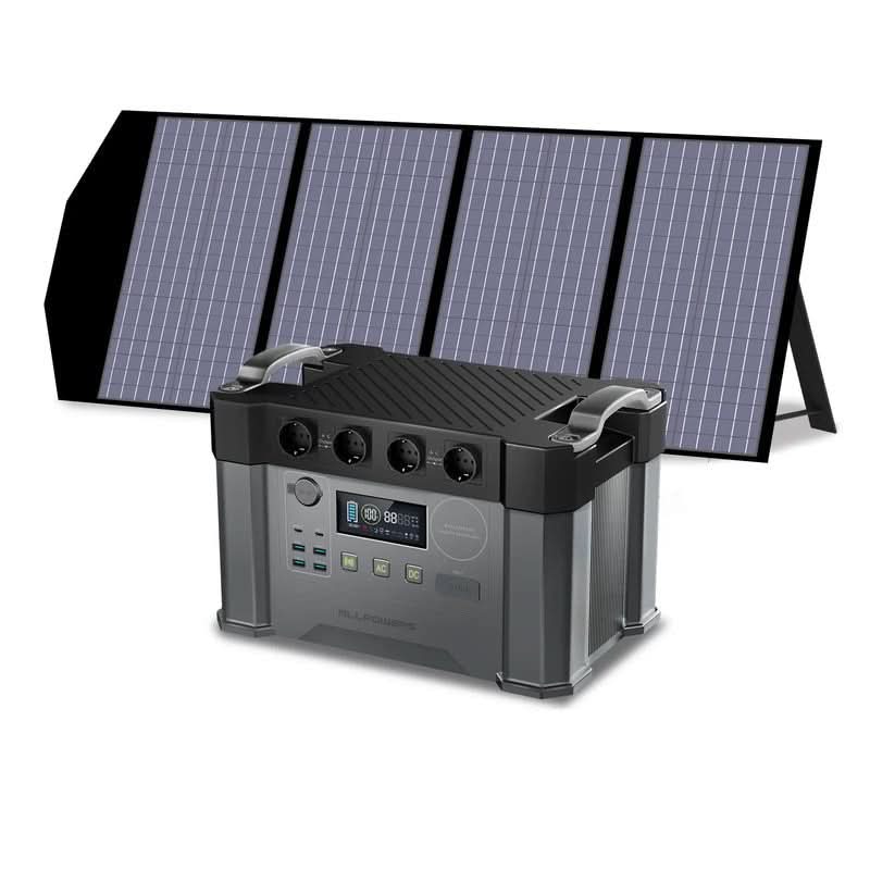ALLPOWERS Zestaw Generatora Słonecznego 2400W(S2000 Pro+SP029 140W Panel Słoneczny) - ALLPOWERS PLALLPOWERS