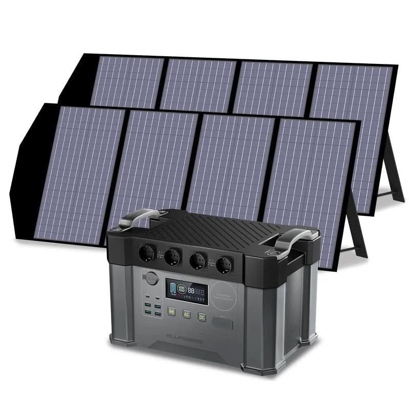 ALLPOWERS Zestaw Generatora Słonecznego 2400W(S2000 Pro+SP029 140W Panel Słoneczny) - ALLPOWERS PLALLPOWERS