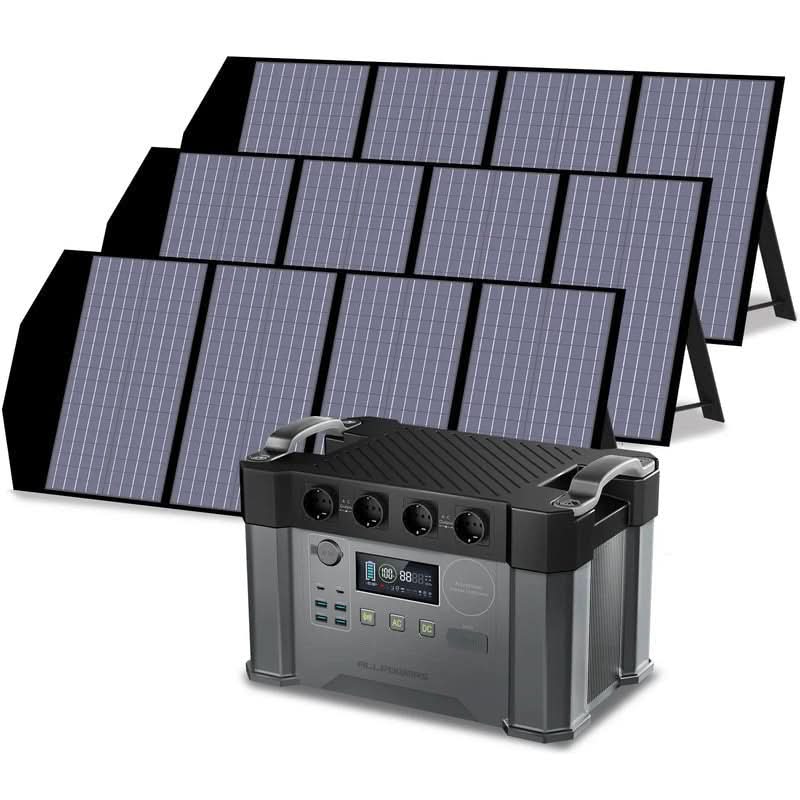 ALLPOWERS Zestaw Generatora Słonecznego 2400W(S2000 Pro+SP029 140W Panel Słoneczny) - ALLPOWERS PLALLPOWERS