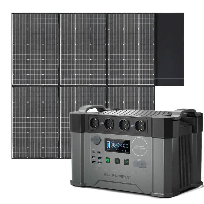 ALLPOWERS Zestaw Generatora Słonecznego 2400W (S2000 Pro + SP039 600W Panel Słoneczny) - ALLPOWERS PLALLPOWERS