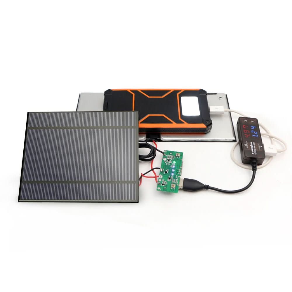 ALLPOWERS 2 szt. 2,5 W 5 V/500 mAh Mini DIY Zestaw Ładowarek Paneli Słonecznych - ALLPOWERS PLALLPOWERS