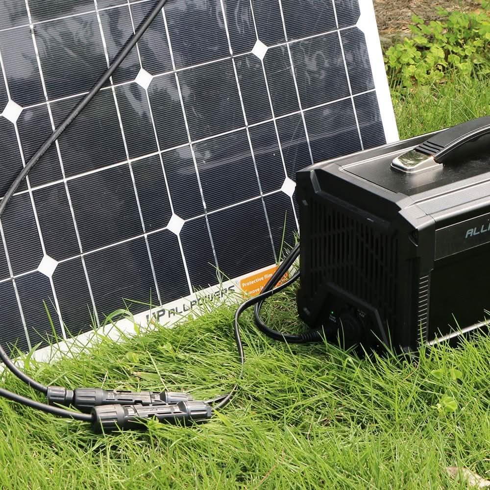 ALLPOWERS Przewód przedłużający do ogniw słonecznych ze złączami 5521 (1.5M 16AWG z łącznikami solarnymi)ALLPOWERS