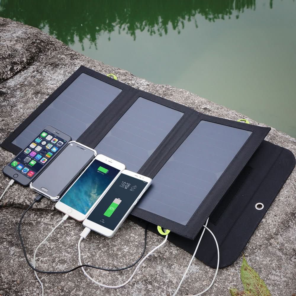 ALLPOWERS SP002 Panel Słoneczny Wbudowana bateria 10000mAh 5V 21W - ALLPOWERS PLALLPOWERS