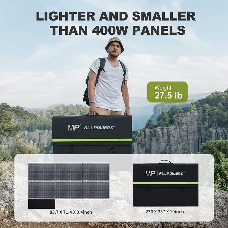 ALLPOWERS Zestaw Generatora Słonecznego 2400W (S2000 Pro + SP039 600W Panel Słoneczny) - ALLPOWERS PLALLPOWERS