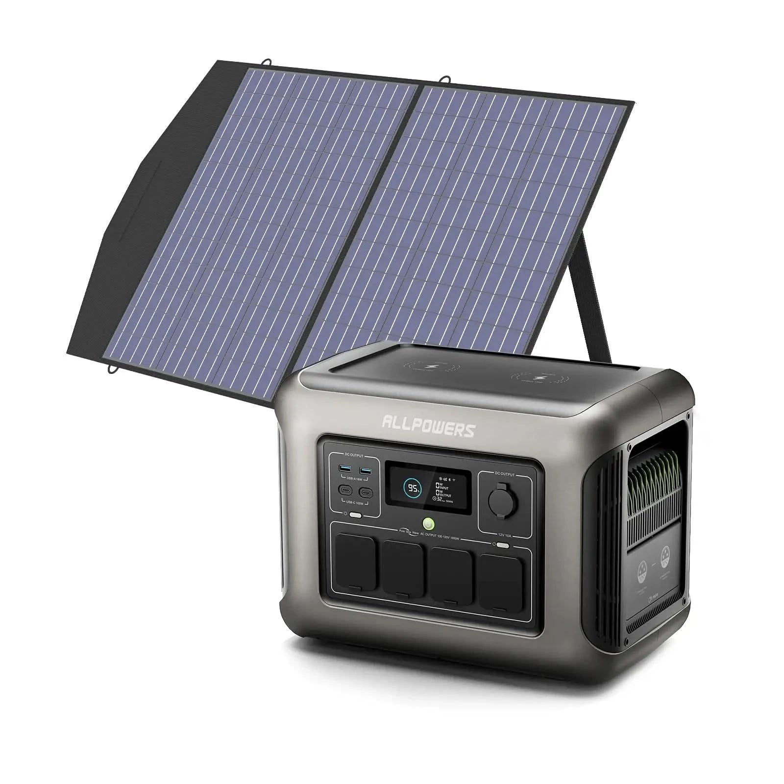 ALLPOWERS R1500 PLUS Stacja Zasilania 1600W 1056Wh Akumulator LiFeP04 - ALLPOWERS PLALLPOWERS