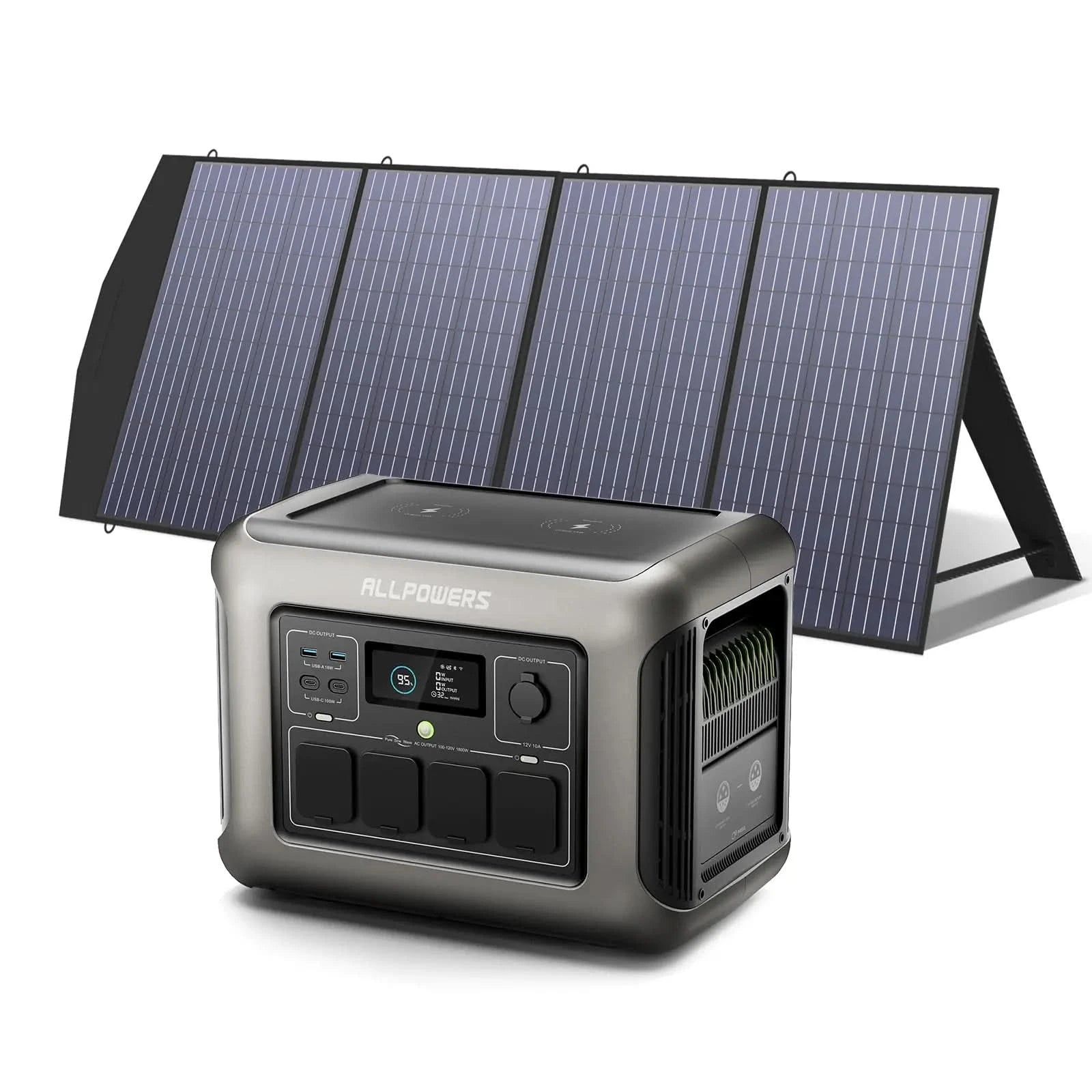 ALLPOWERS R1500 PLUS Stacja Zasilania 1600W 1056Wh Akumulator LiFeP04 - ALLPOWERS PLALLPOWERS