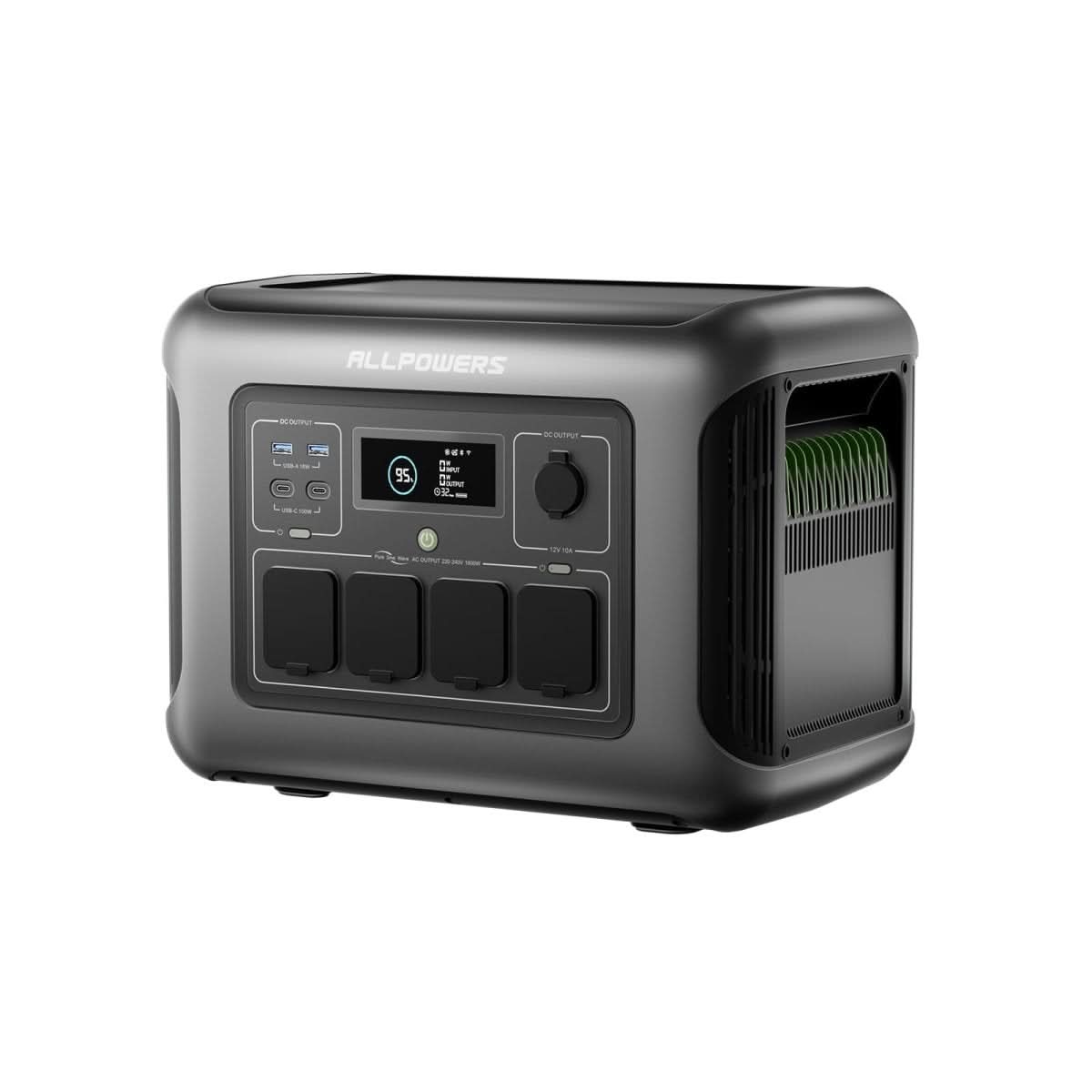 ALLPOWERS R1500 PLUS Stacja Zasilania 1600W 1056Wh Akumulator LiFeP04 - ALLPOWERS PLALLPOWERS