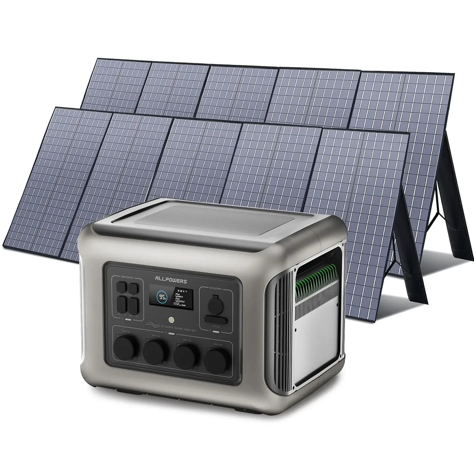 ALLPOWERS Zestaw Generatora Słonecznego 2500W(R2500 + SP037 400W Panel Słoneczny) - ALLPOWERS PLALLPOWERS