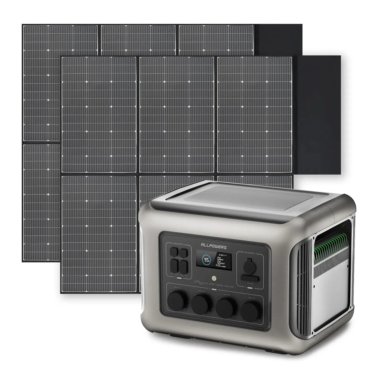 ALLPOWERS Stacja Zasilania Zestaw 2500W (R2500 + SP039 600W Panel Słoneczny) - ALLPOWERS PLALLPOWERS