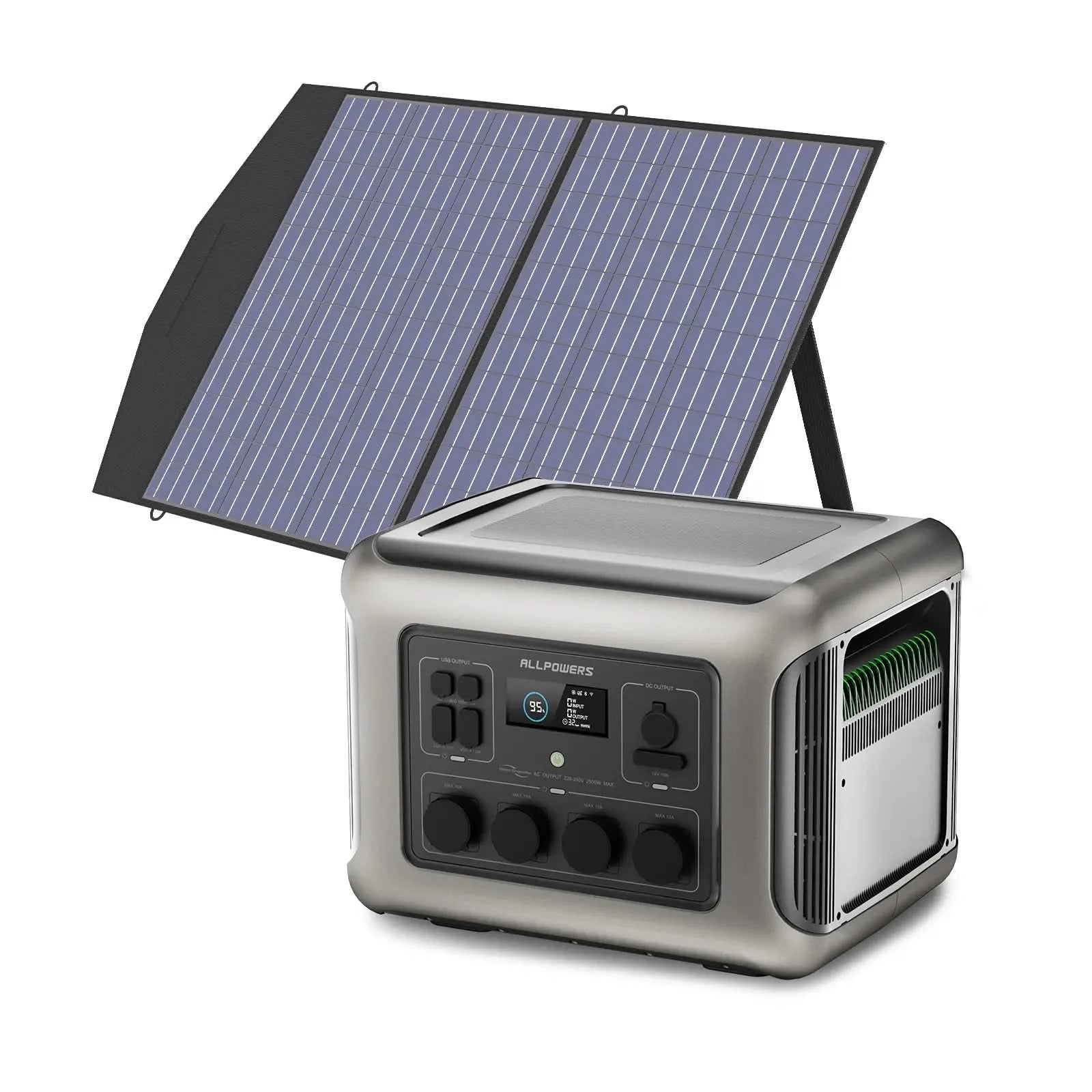 ALLPOWER Zestaw Generatora Słonecznego 2500W (R2500 + SP027 100W Panel Słoneczny) - ALLPOWERS PLALLPOWERS