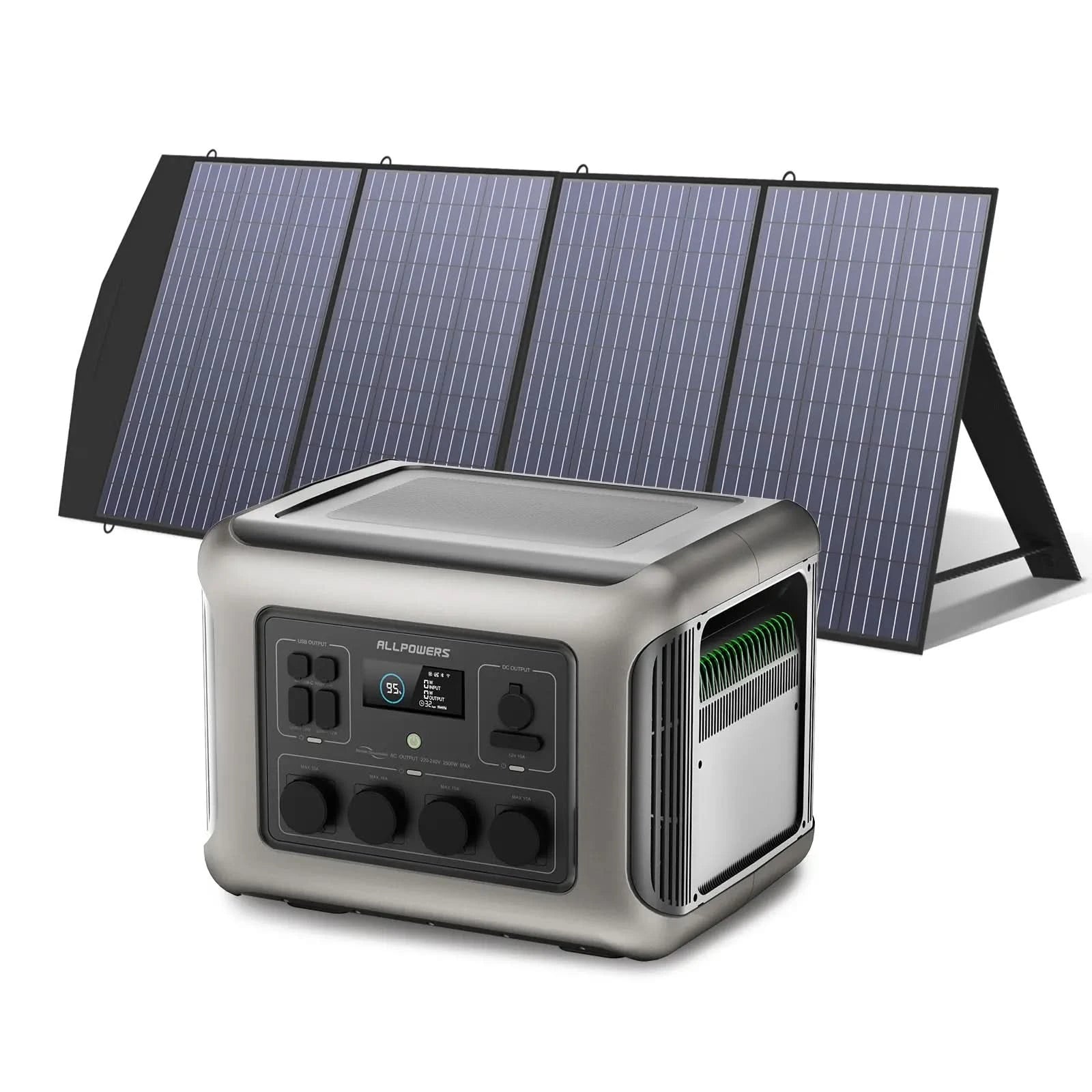ALLPOWERS Zestaw Generatora Słonecznego 2500W(R2500+SP033 200W Panel Słoneczny) - ALLPOWERS PLALLPOWERS