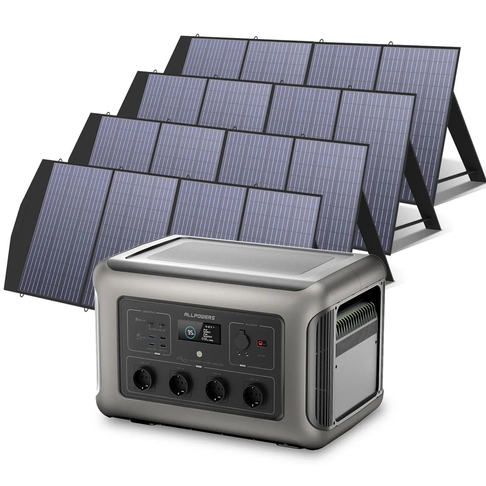 ALLPOWERS Zestaw Generatora Słonecznego 3500W(R3500+SP033 200W Panel Słoneczny) - ALLPOWERS PLALLPOWERS
