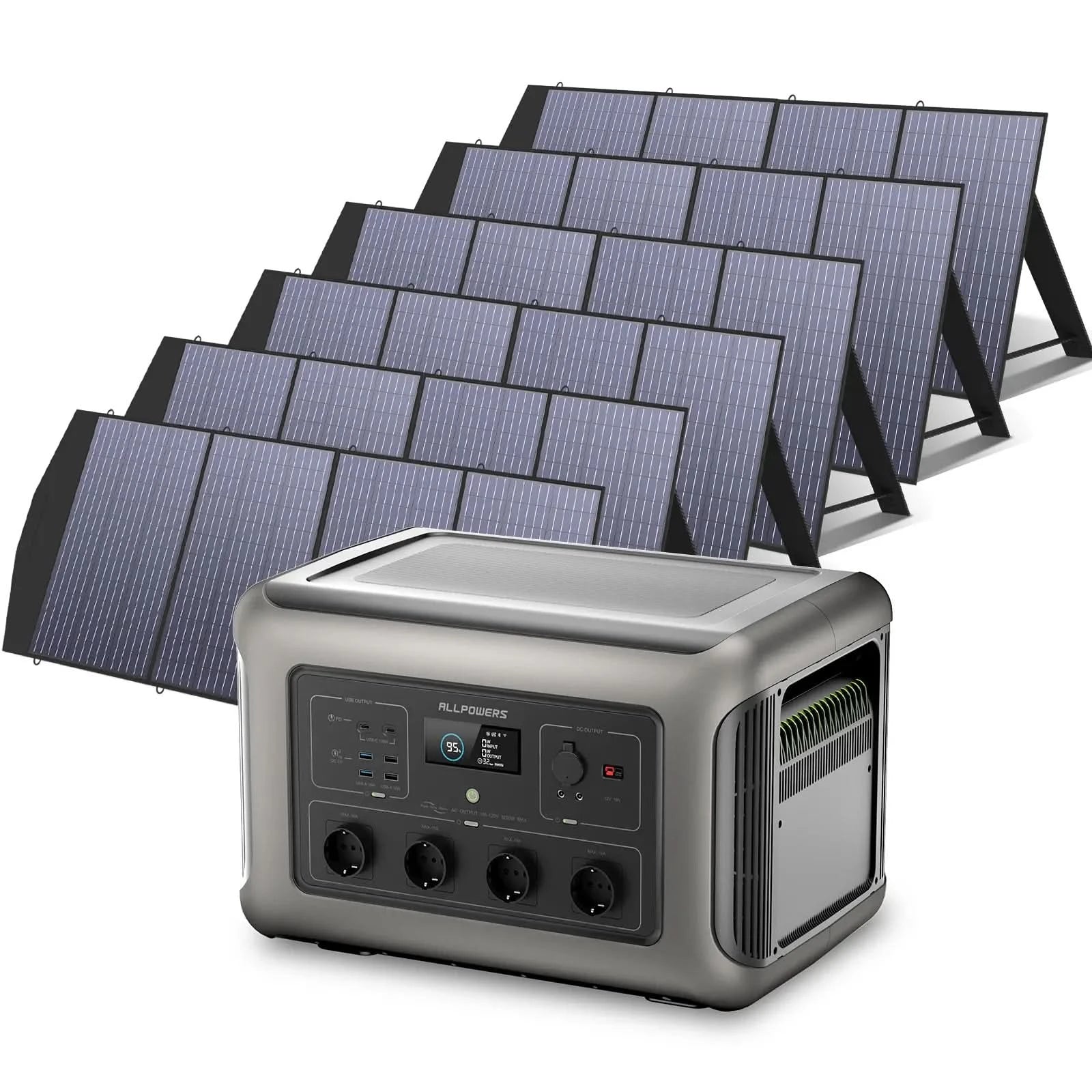 ALLPOWERS Zestaw Generatora Słonecznego 3500W(R3500+SP033 200W Panel Słoneczny) - ALLPOWERS PLALLPOWERS