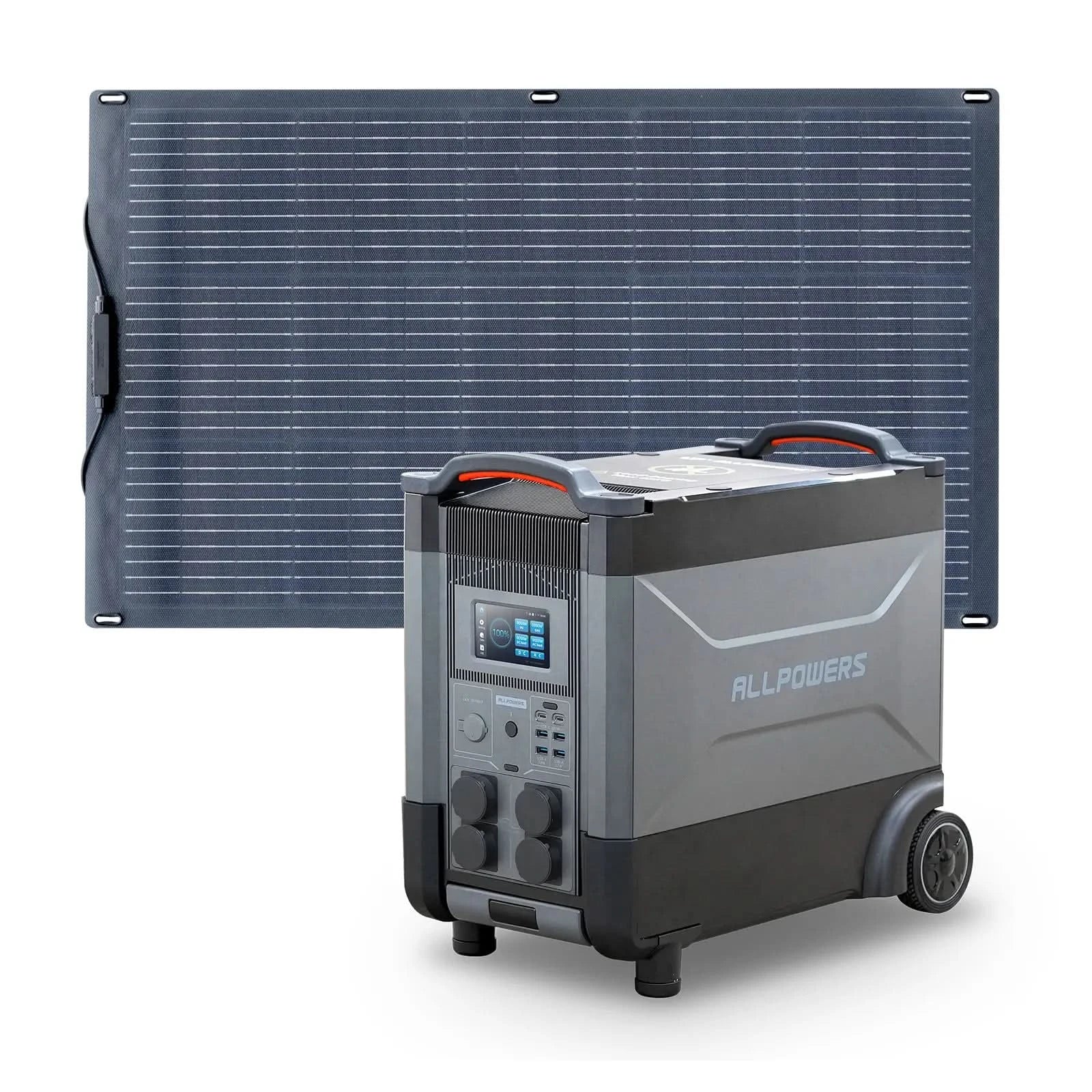 ALLPOWERS Zestaw Generatora Słonecznego 4000W(R4000+SF100 100W Elastyczny Panel Fotowoltaiczny) - ALLPOWERS PLALLPOWERS