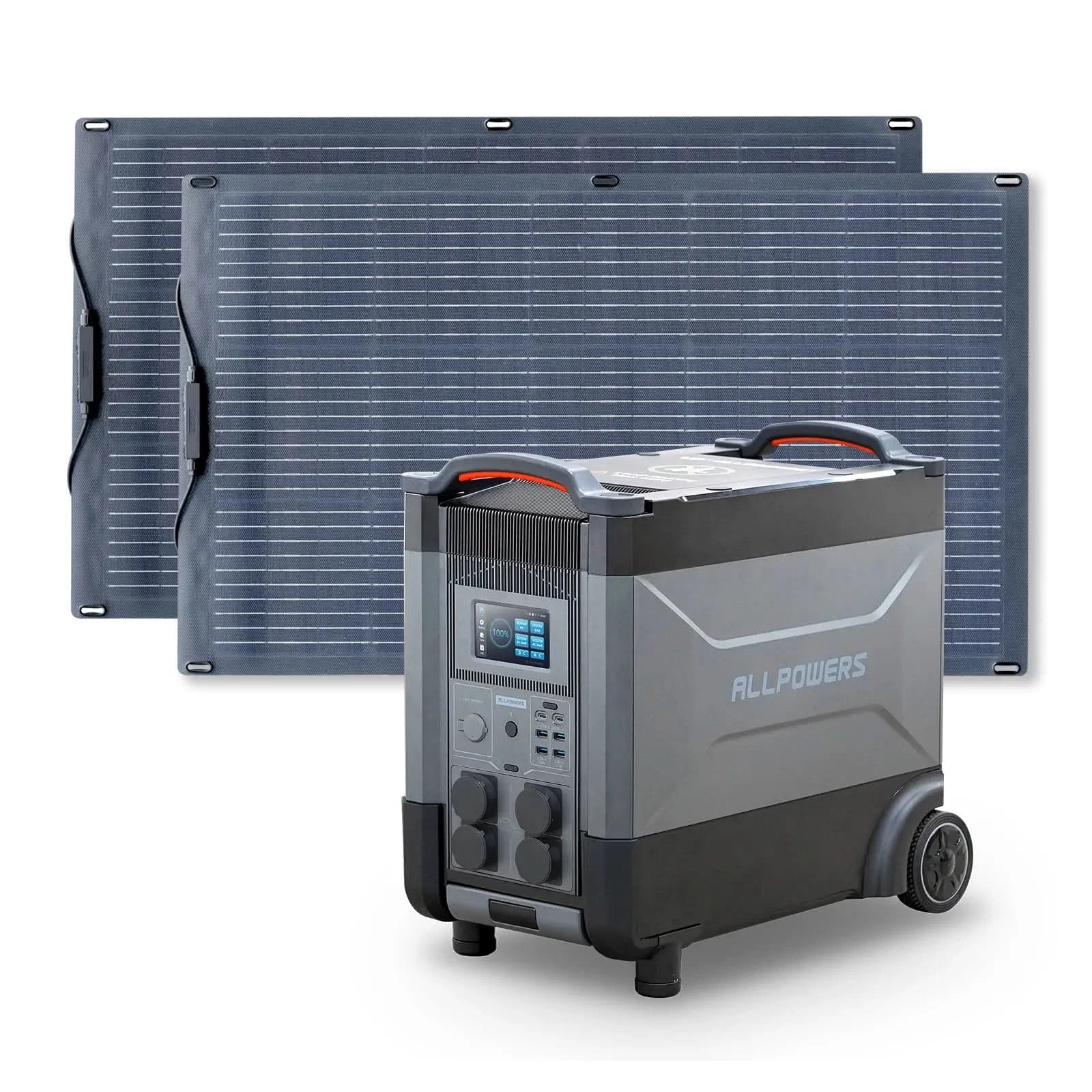 ALLPOWERS Zestaw Generatora Słonecznego 4000W(R4000+SF100 100W Elastyczny Panel Fotowoltaiczny) - ALLPOWERS PLALLPOWERS