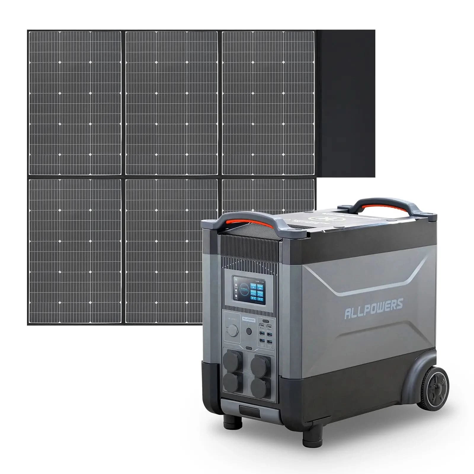 ALLPOWERS Zestaw Generatora Słonecznego 4000W(R4000+SP039 600W Panel Słoneczny) - ALLPOWERS PLALLPOWERS