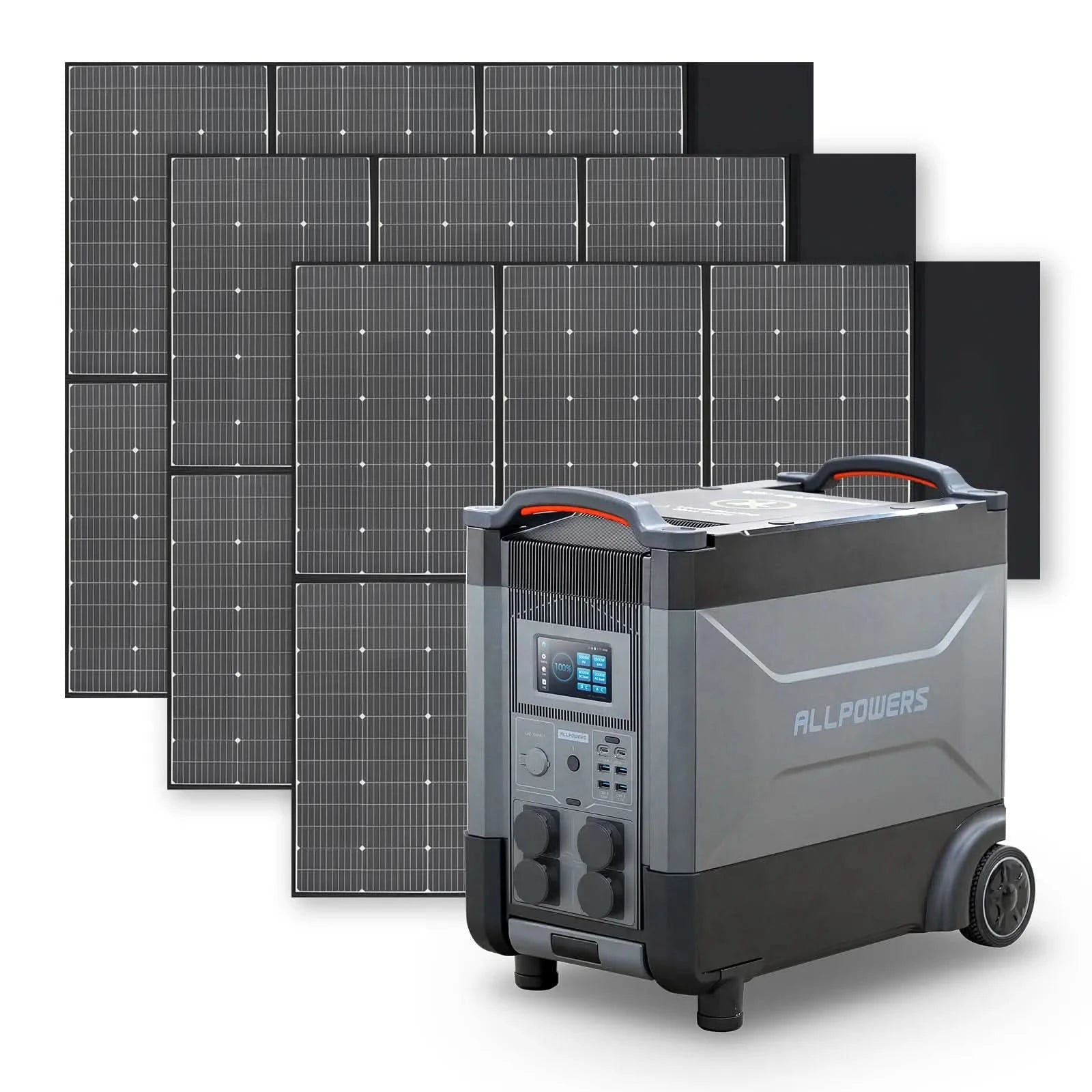 ALLPOWERS Zestaw Generatora Słonecznego 4000W(R4000+SP039 600W Panel Słoneczny) - ALLPOWERS PLALLPOWERS