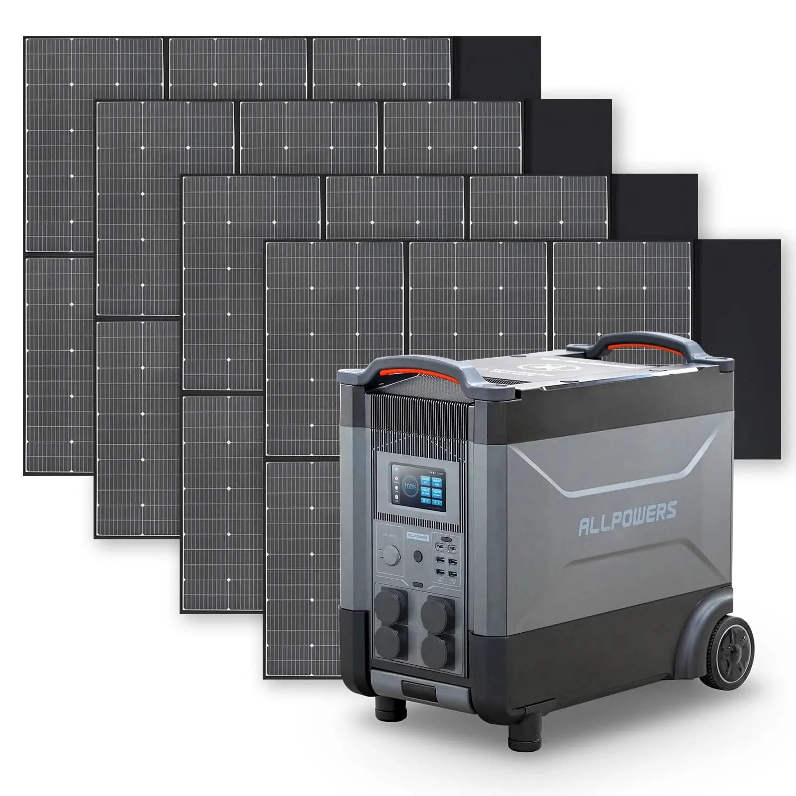 ALLPOWERS Zestaw Generatora Słonecznego 4000W(R4000+SP039 600W Panel Słoneczny) - ALLPOWERS PLALLPOWERS