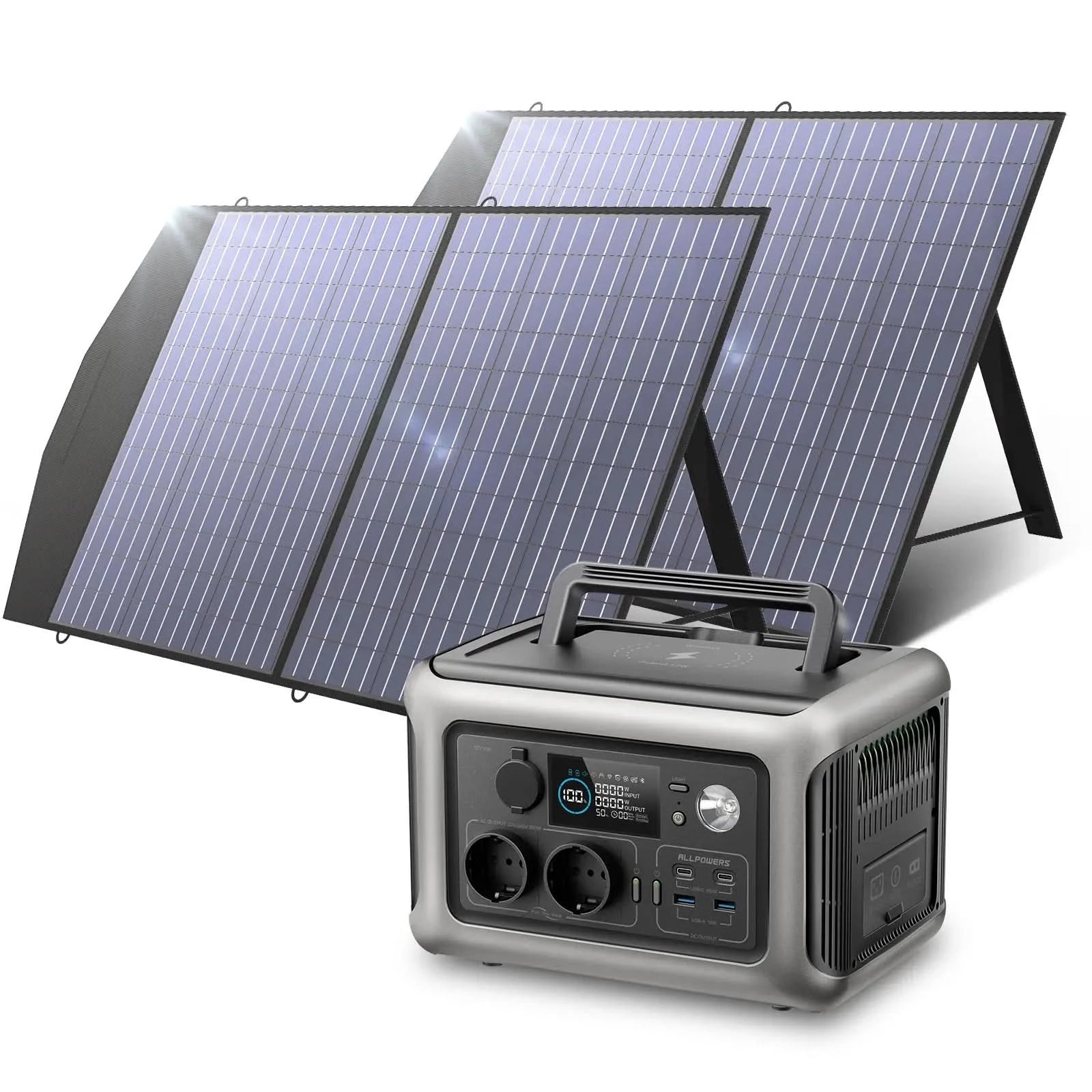 R600 + SP027 ALLPOWERS 600W zestaw fotowoltaiki - ALLPOWERS PLALLPOWERS