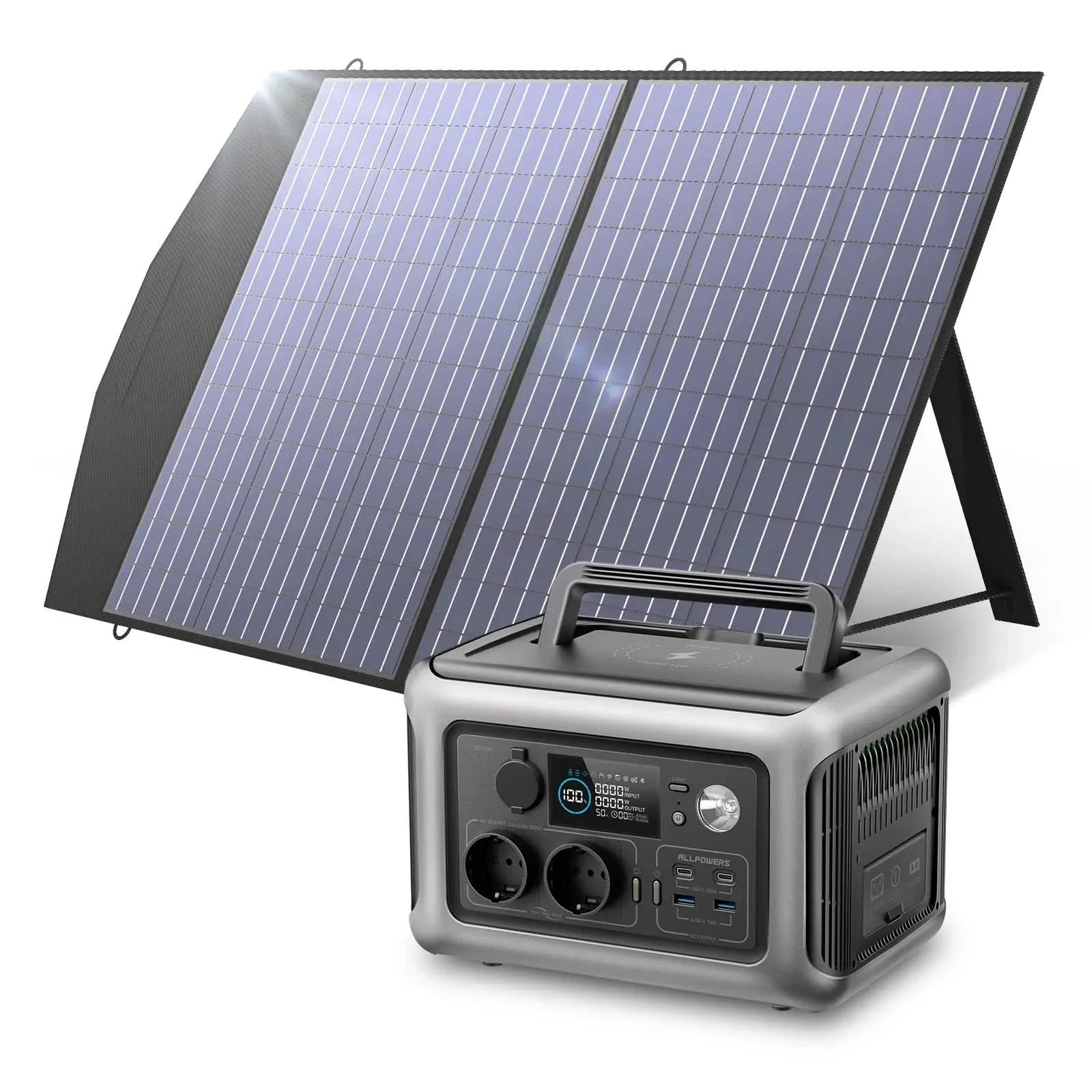 Przenośna Stacja Zasilania 600W 299Wh Akumulator LiFeP04 ALLPOWERS R600 - ALLPOWERS PLALLPOWERS
