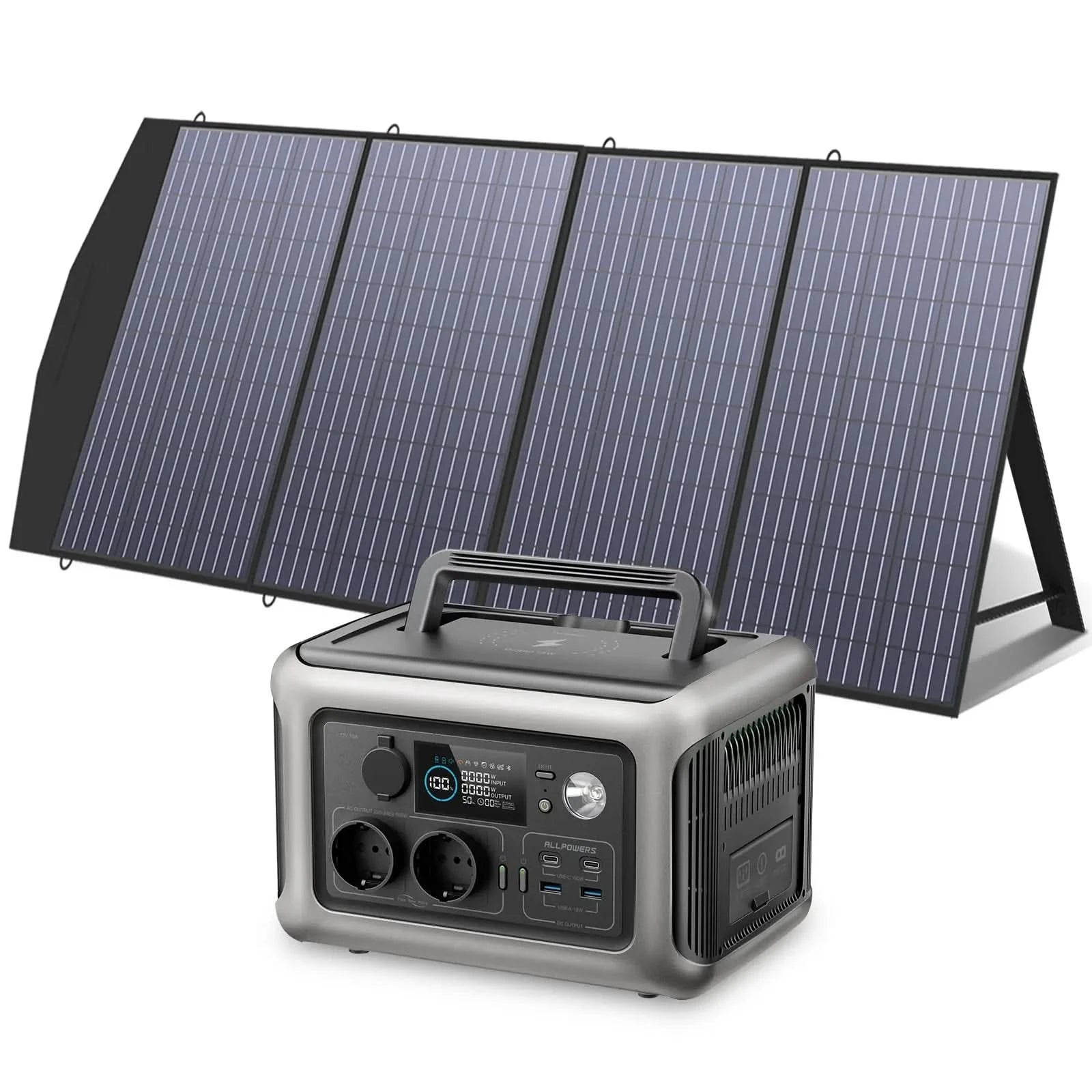 Przenośna Stacja Zasilania 600W 299Wh Akumulator LiFeP04 ALLPOWERS R600 - ALLPOWERS PLALLPOWERS