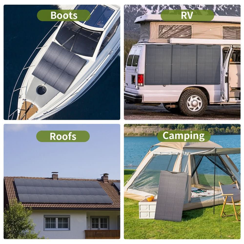 ALLPOWERS SF100 Elastyczny Panel Fotowoltaiczny 100W - ALLPOWERS PLALLPOWERS