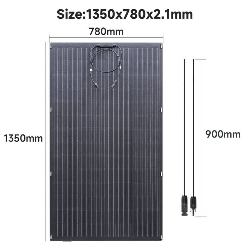 ALLPOWERS Zestaw Generatora Słonecznego 3500W(R3500+SF200 200W Elastyczny Panel Fotowoltaiczny) - ALLPOWERS PLALLPOWERS