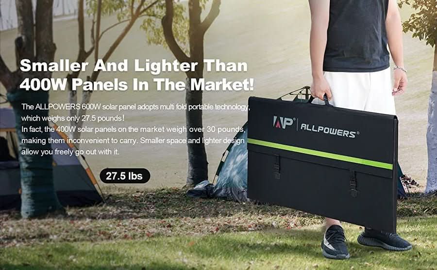 ALLPOWERS Zestaw Generatora Słonecznego 2400W (S2000 Pro + SP039 600W Panel Słoneczny) - ALLPOWERS PLALLPOWERS