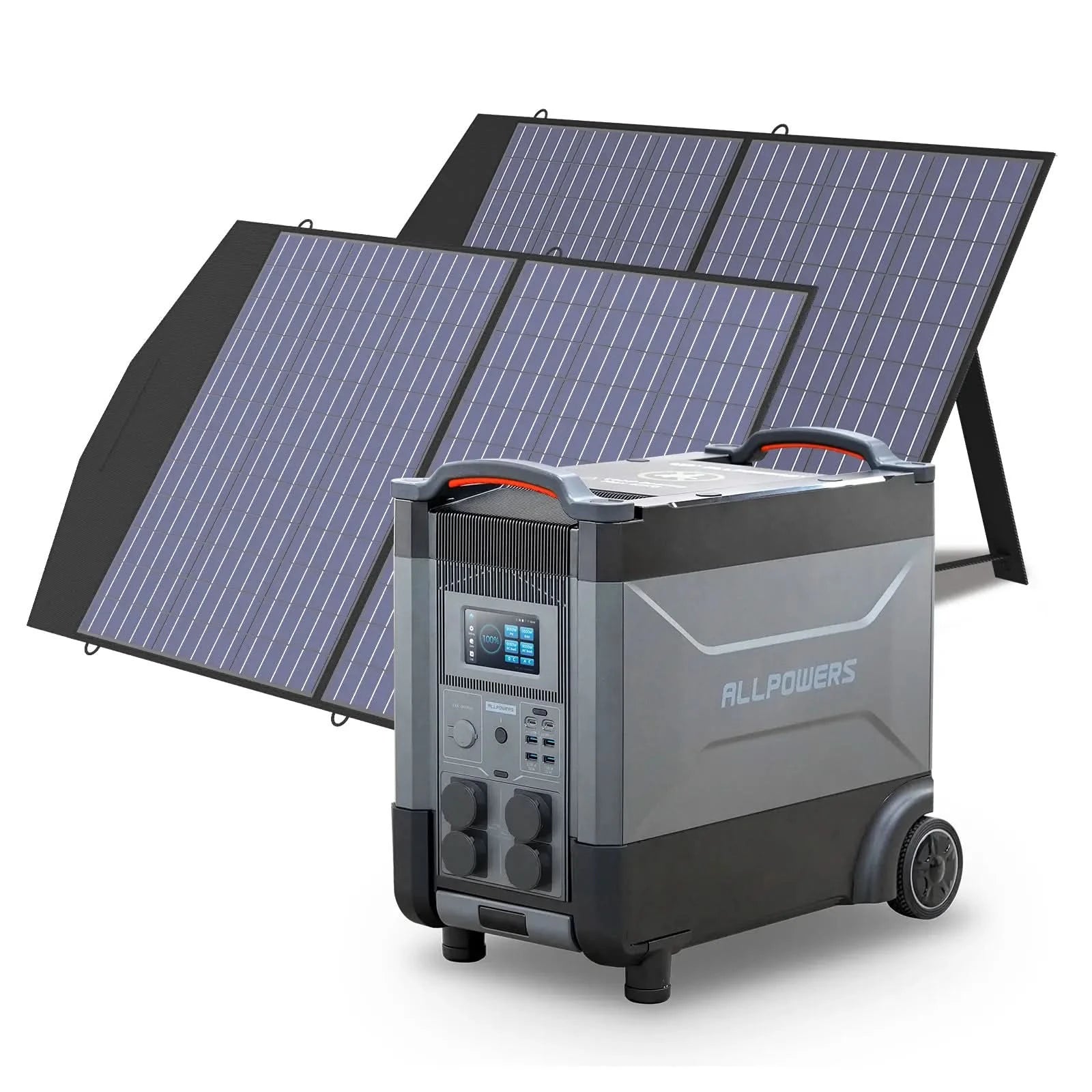 ALLPOWERS Zestaw Generatora Słonecznego 4000W(R4000+SP027 100W Panel Słoneczny) - ALLPOWERS PLALLPOWERS