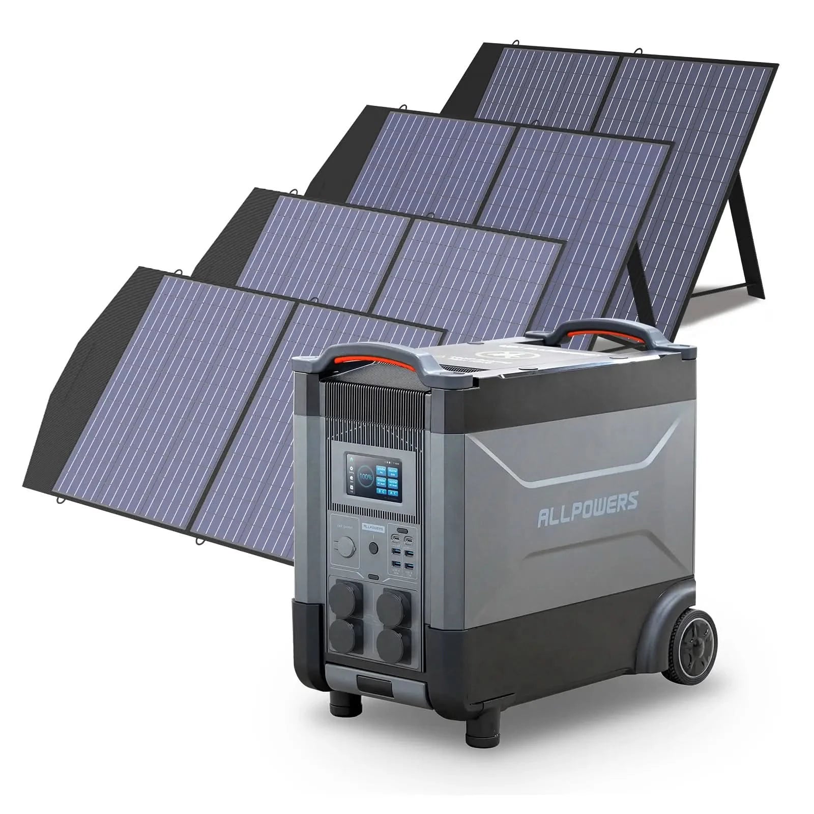 ALLPOWERS Zestaw Generatora Słonecznego 4000W(R4000+SP027 100W Panel Słoneczny) - ALLPOWERS PLALLPOWERS