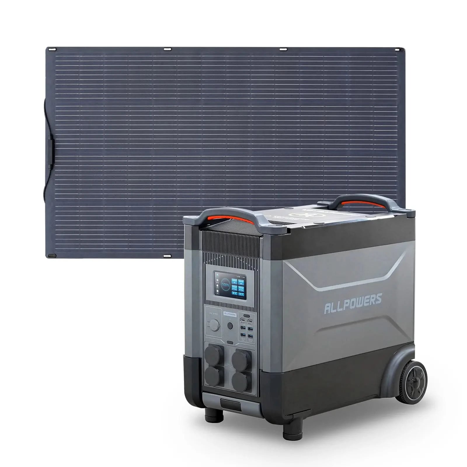 ALLPOWERS Zestaw Generatora Słonecznego 4000W(R4000+SF200 200W Elastyczny Panel Fotowoltaiczny) - ALLPOWERS PLALLPOWERS