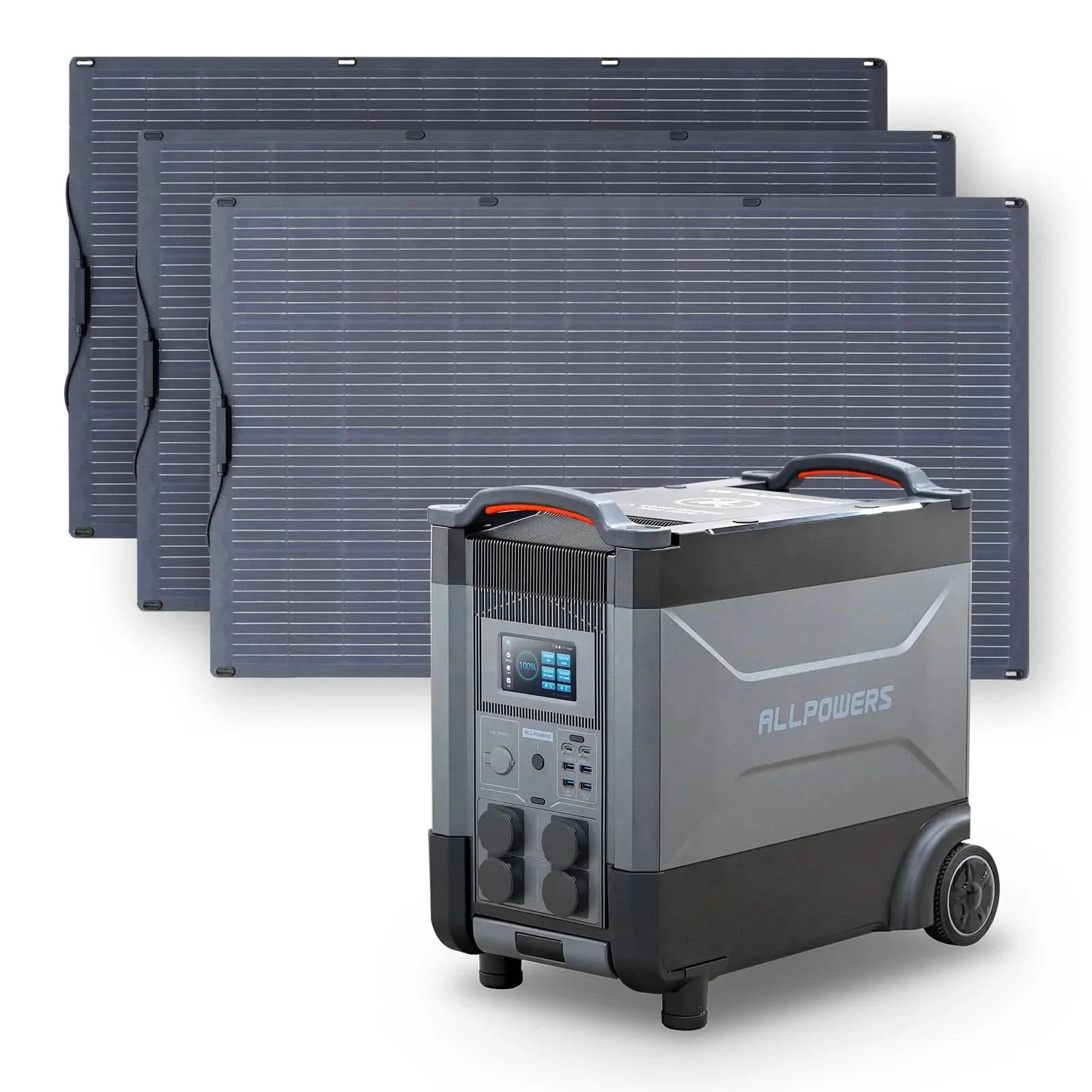 ALLPOWERS Zestaw Generatora Słonecznego 4000W(R4000+SF200 200W Elastyczny Panel Fotowoltaiczny) - ALLPOWERS PLALLPOWERS