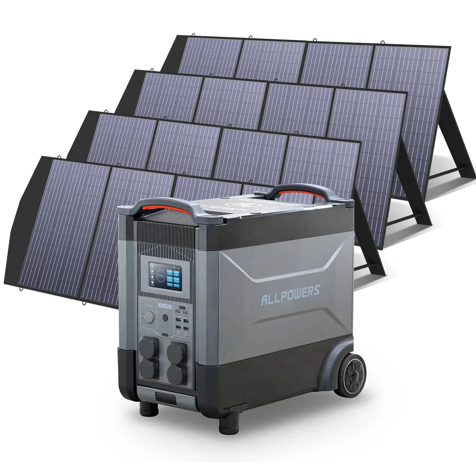 ALLPOWERS Zestaw Generatora Słonecznego 4000W (R4000+SP033 200W Panel Słoneczny) - ALLPOWERS PLALLPOWERS
