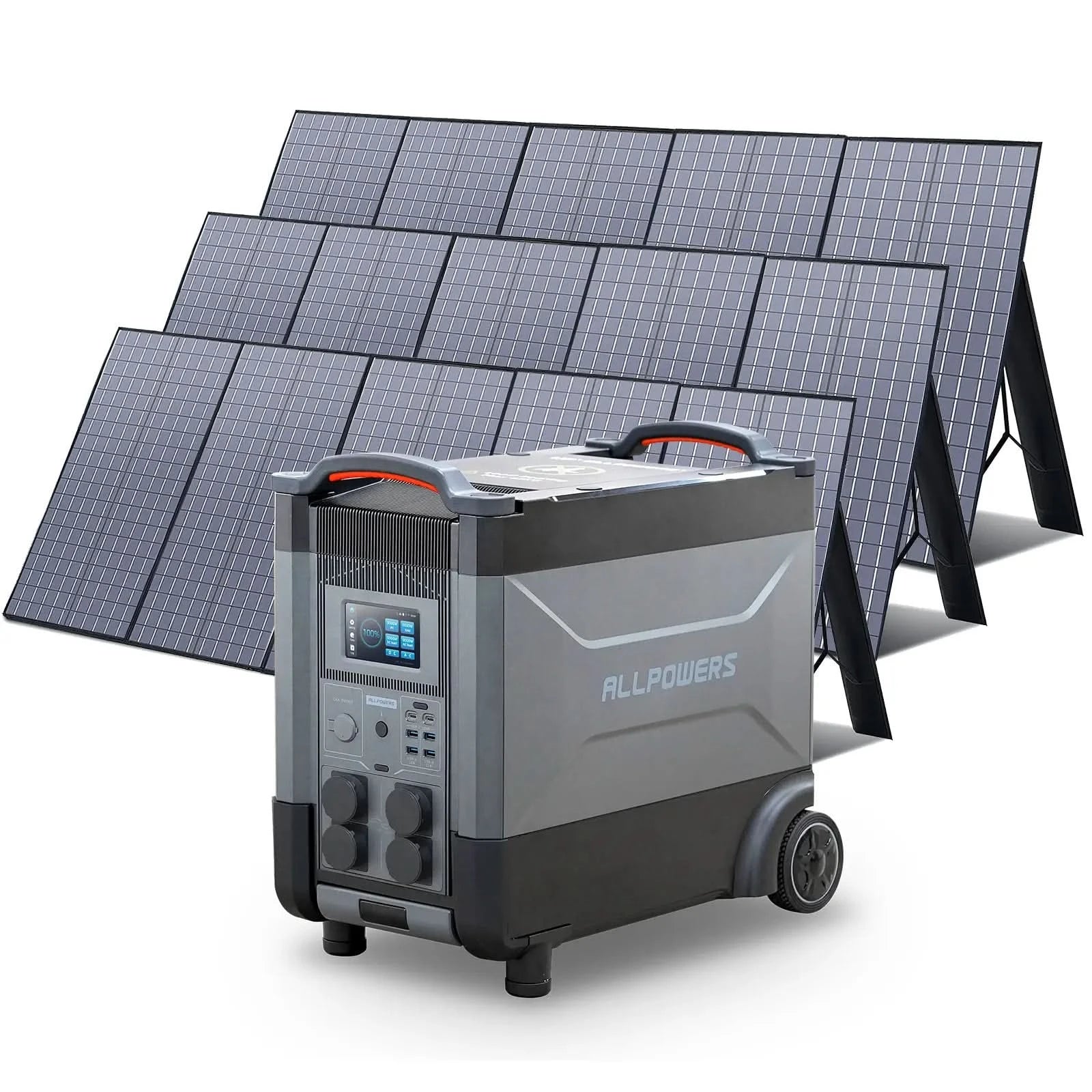 ALLPOWERS Zestaw Generatora Słonecznego 4000W (R4000 + SP037 400W Panele Fotowoltaiczne) - ALLPOWERS PLALLPOWERS