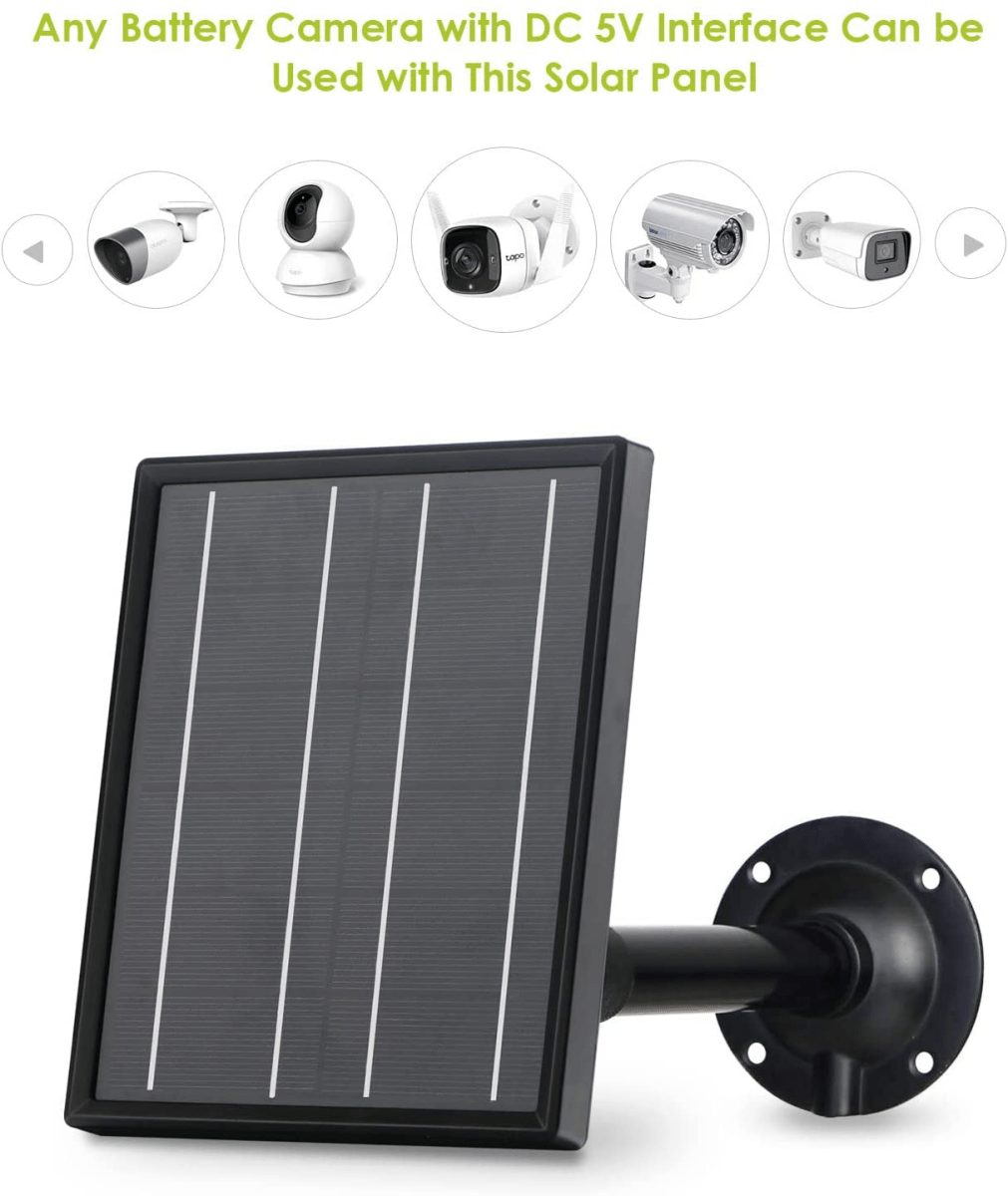 ALLPOWERS 5V 3.5W Zestaw paneli słonecznych do zewnętrznej kamery bezpieczeństwa - ALLPOWERS PLALLPOWERS