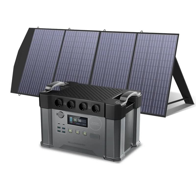 ALLPOWERS Zestaw Generatora Słonecznego 2400W (S2000 Pro+SP033 200W Panel Słoneczny) - ALLPOWERS PLALLPOWERS