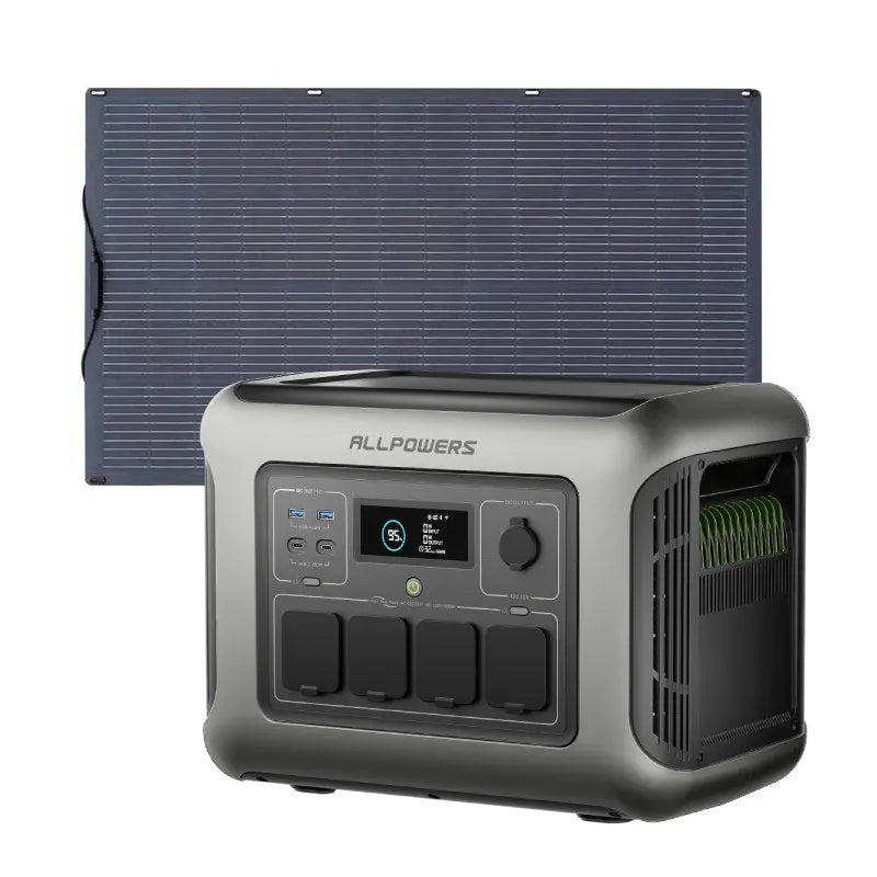 ALLPOWERS R1500 LITE Stacja Zasilania 1600W 1056Wh Akumulator LiFePO4