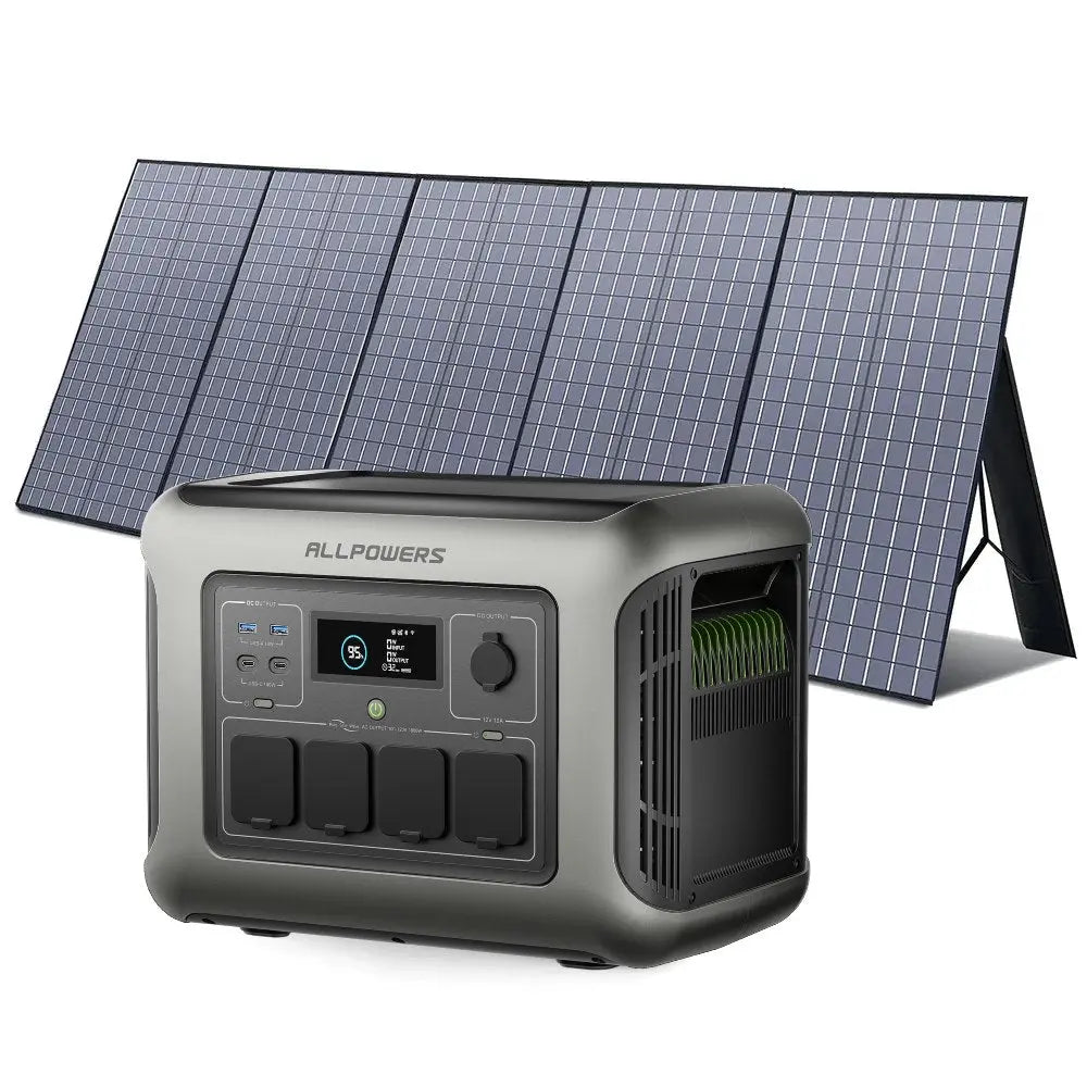 ALLPOWERS R1500 LITE Stacja Zasilania 1600W 1056Wh Akumulator LiFePO4