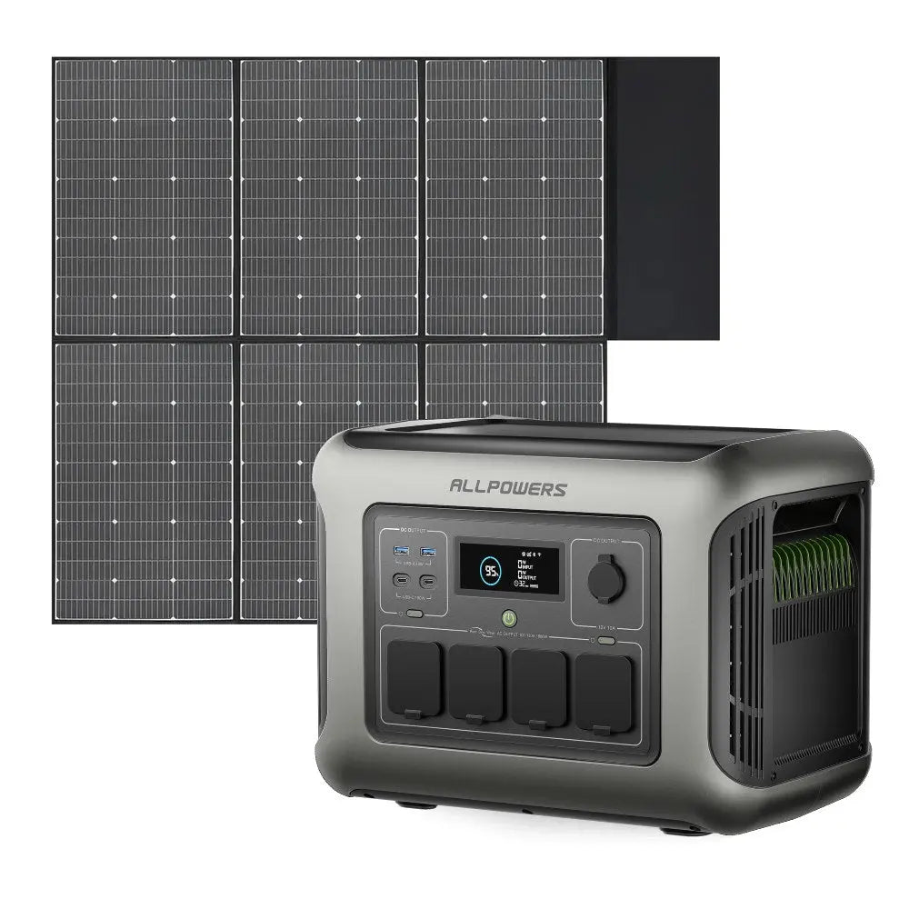 ALLPOWERS R1500 LITE Stacja Zasilania 1600W 1056Wh Akumulator LiFePO4