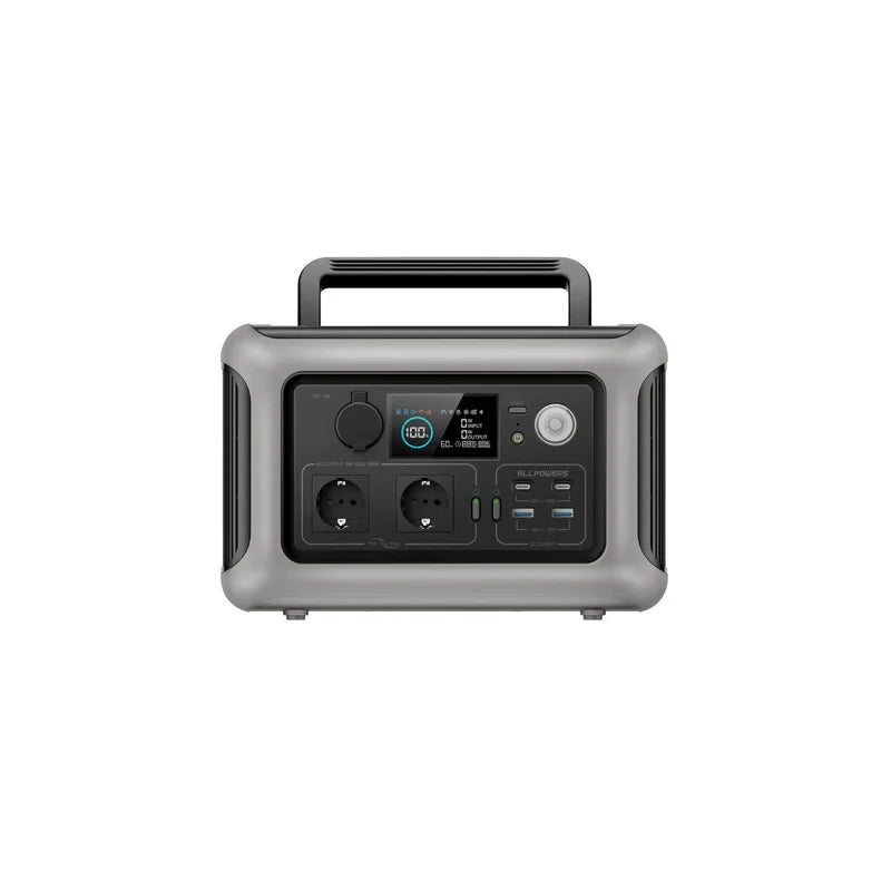 Przenośna Stacja Zasilania 600W 299Wh Akumulator LiFePO4 ALLPOWERS R600