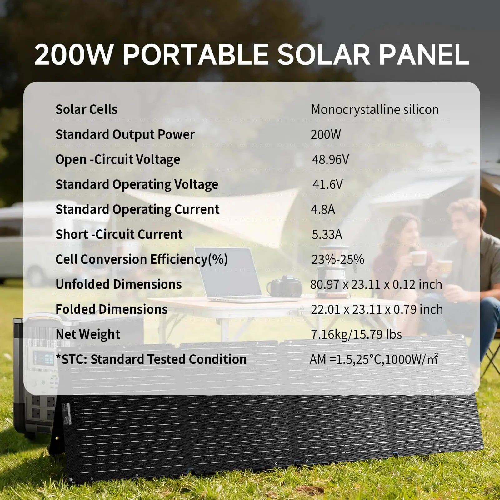 ALLPOWERS SOLAX SE200 Polikrystaliczny Panel Słoneczny 200W