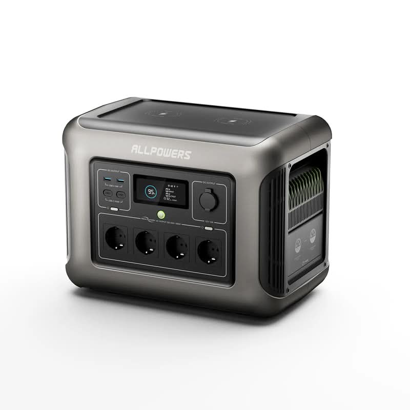 ALLPOWER R1500PLUS 1600W Zestaw (R1500 PLUS+SP029 140W Panel Słoneczny) - ALLPOWERS PLALLPOWERS