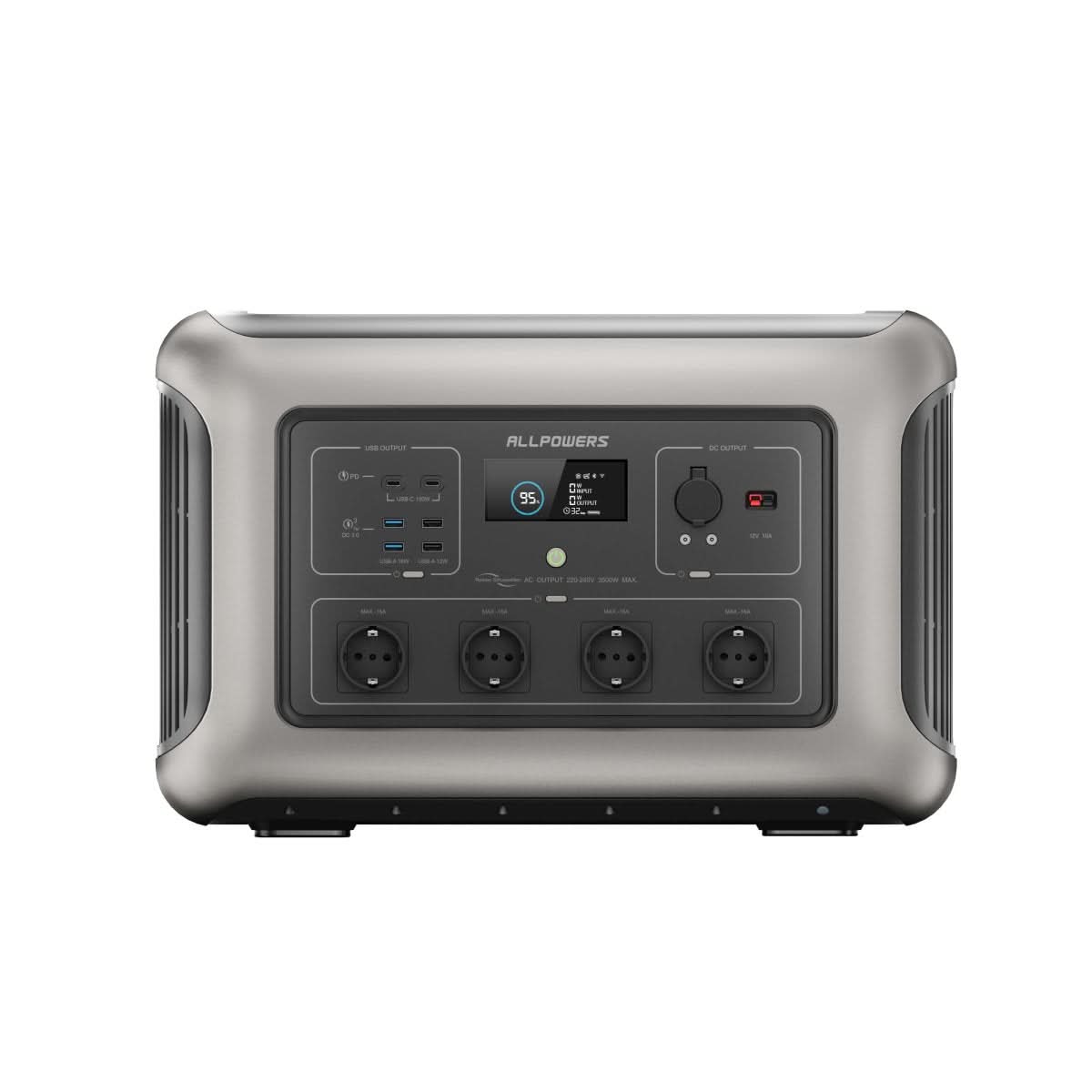 ALLPOWERS Zestaw Stacja Zasilania 3500W (R3500+SP039 600W Panel Słoneczny) - ALLPOWERS PLALLPOWERS