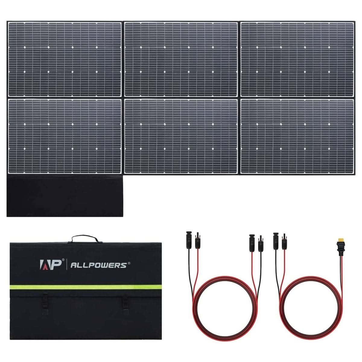 ALLPOWERS SP039 600W Monokrystaliczny Przenośny Panel Słoneczny - ALLPOWERS PLALLPOWERS