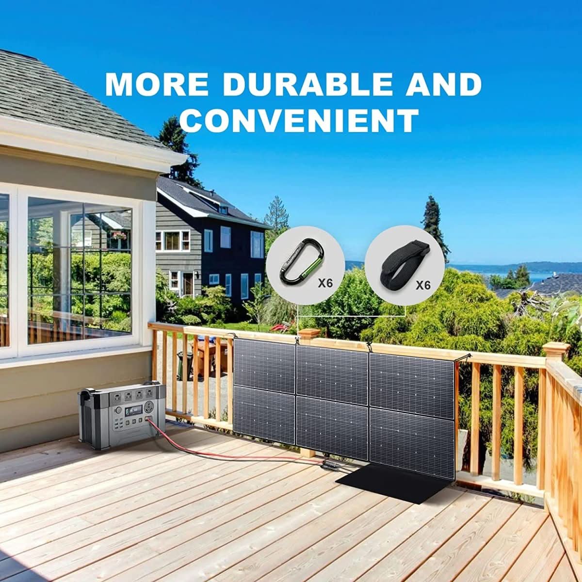 ALLPOWERS SP039 600W Monokrystaliczny Przenośny Panel Słoneczny - ALLPOWERS PLALLPOWERS