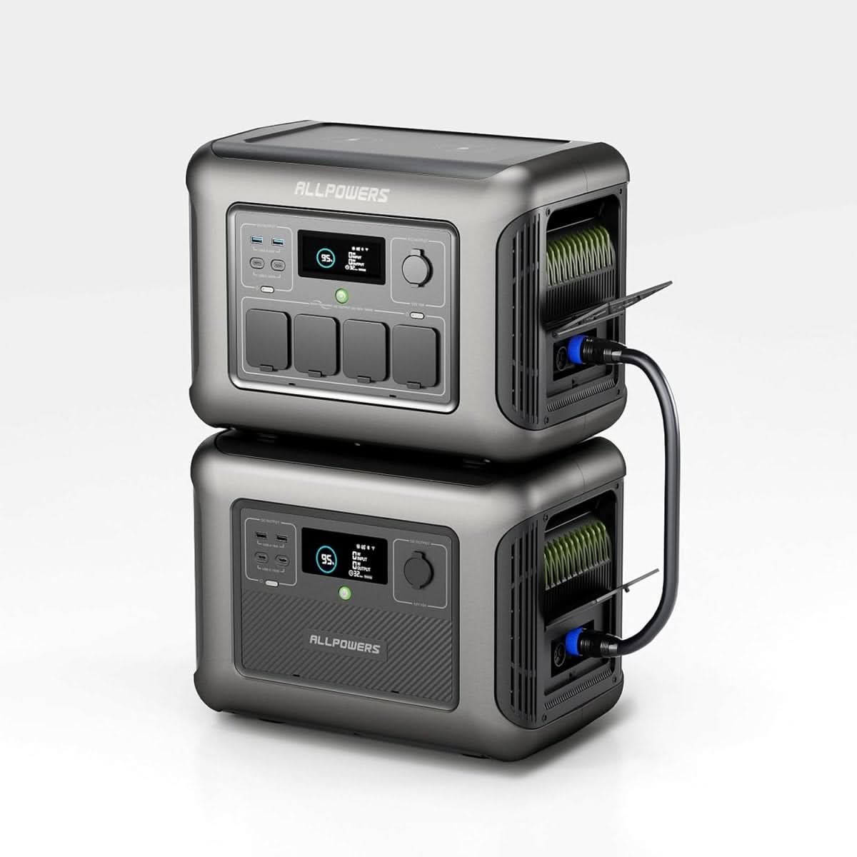 ALLPOWERS R1500 PLUS Stacja Zasilania 1600W 1056Wh Akumulator LiFeP04 - ALLPOWERS PLALLPOWERS